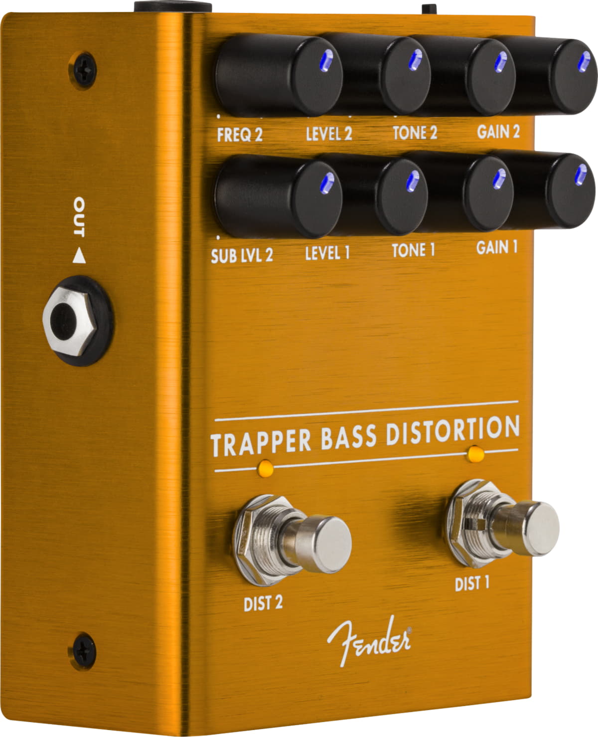 Педаль эффектов Fender TRAPPER BASS DISTORTION, Черный - 13