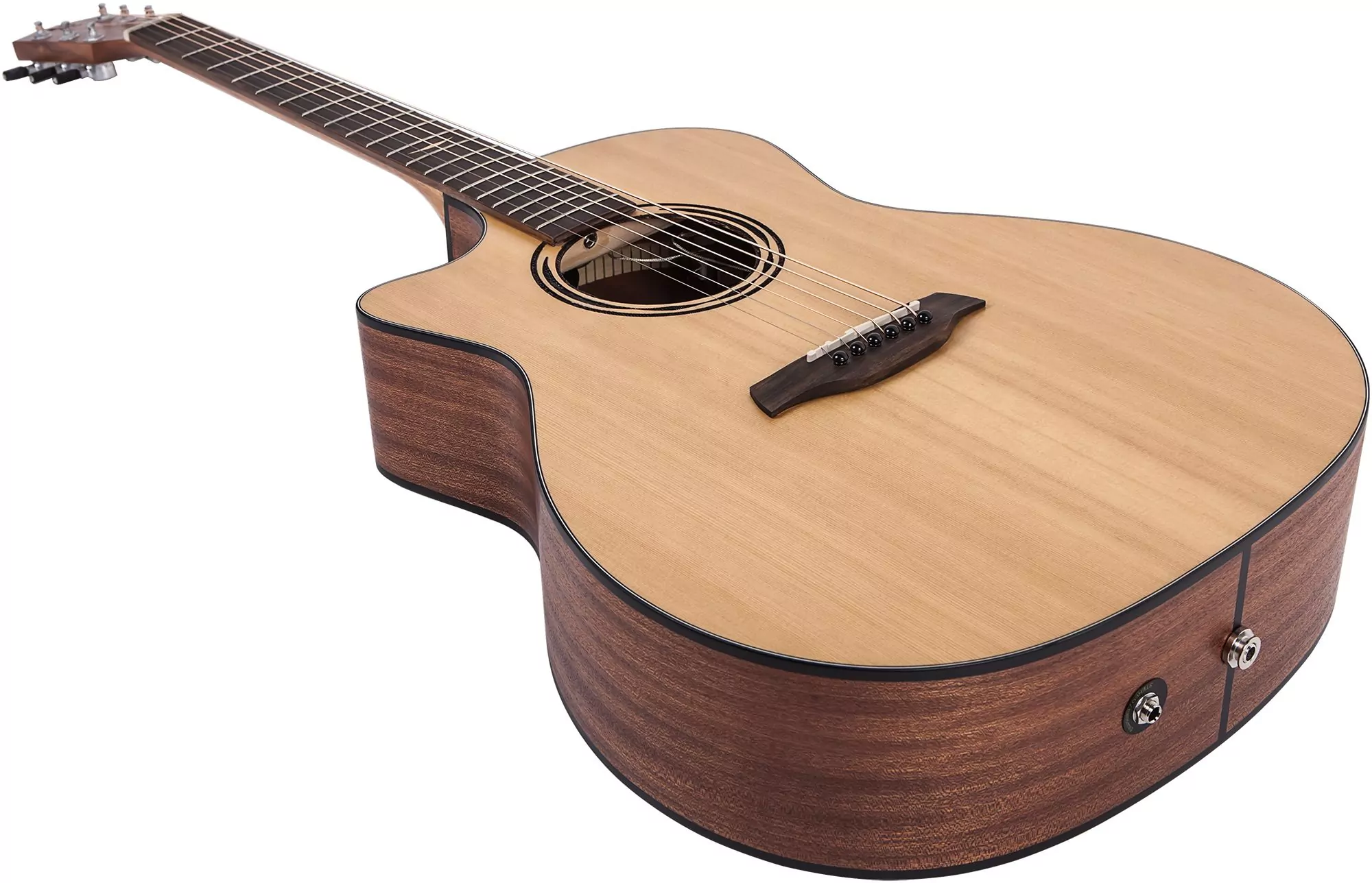 Леворукая электроакустическая гитара Baton Rouge AR11C/ACE-L - 10