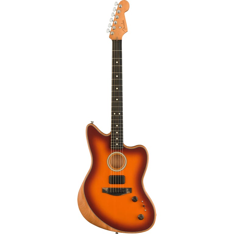 Акустическая гитара Fender Acoustasonic Jazzmaster Tobacco Sunburst - 5