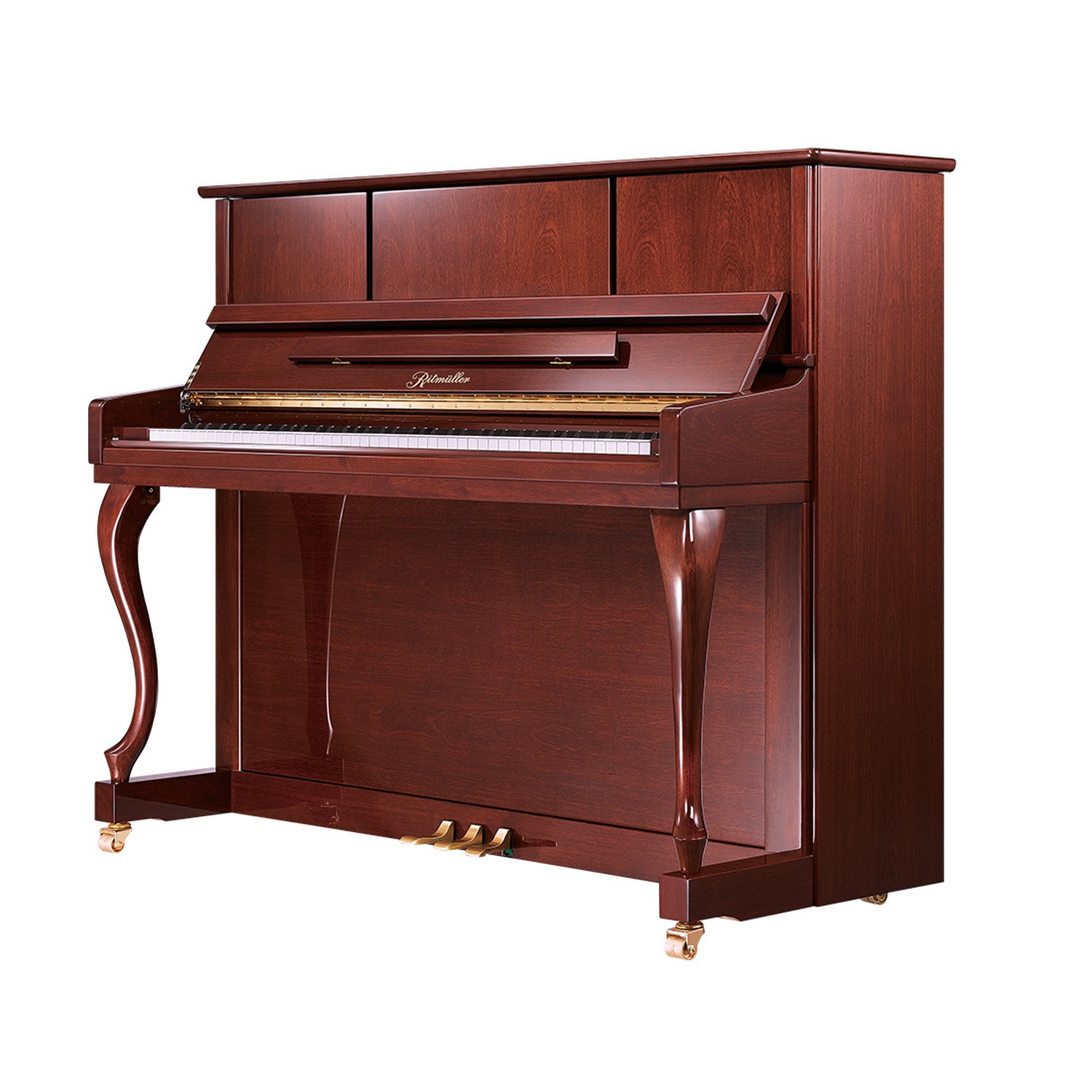 Акустическое пианино Ritmuller UHX121C (D126) Grained Mahogany Polish - 8