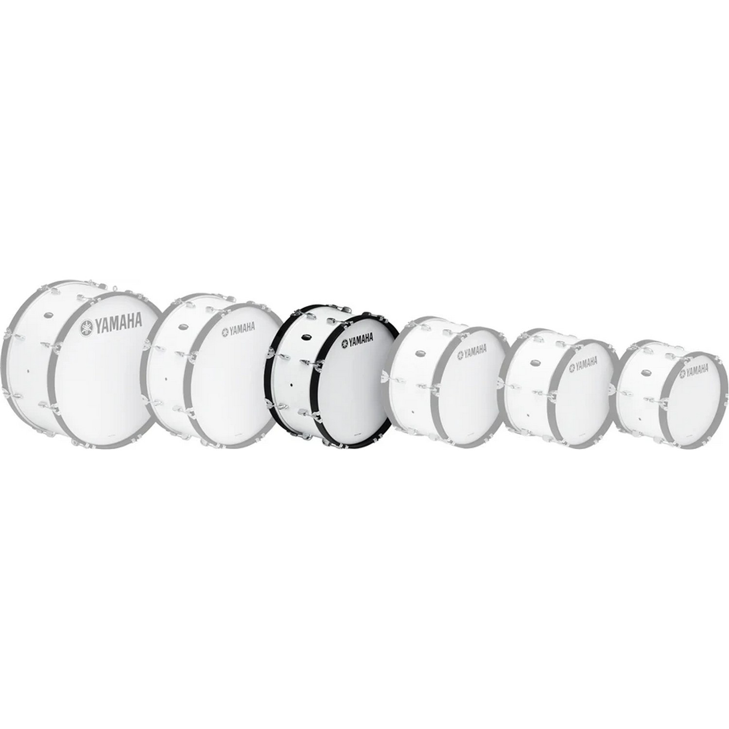 Маршевый барабан Yamaha MB4022 WHITE - 6