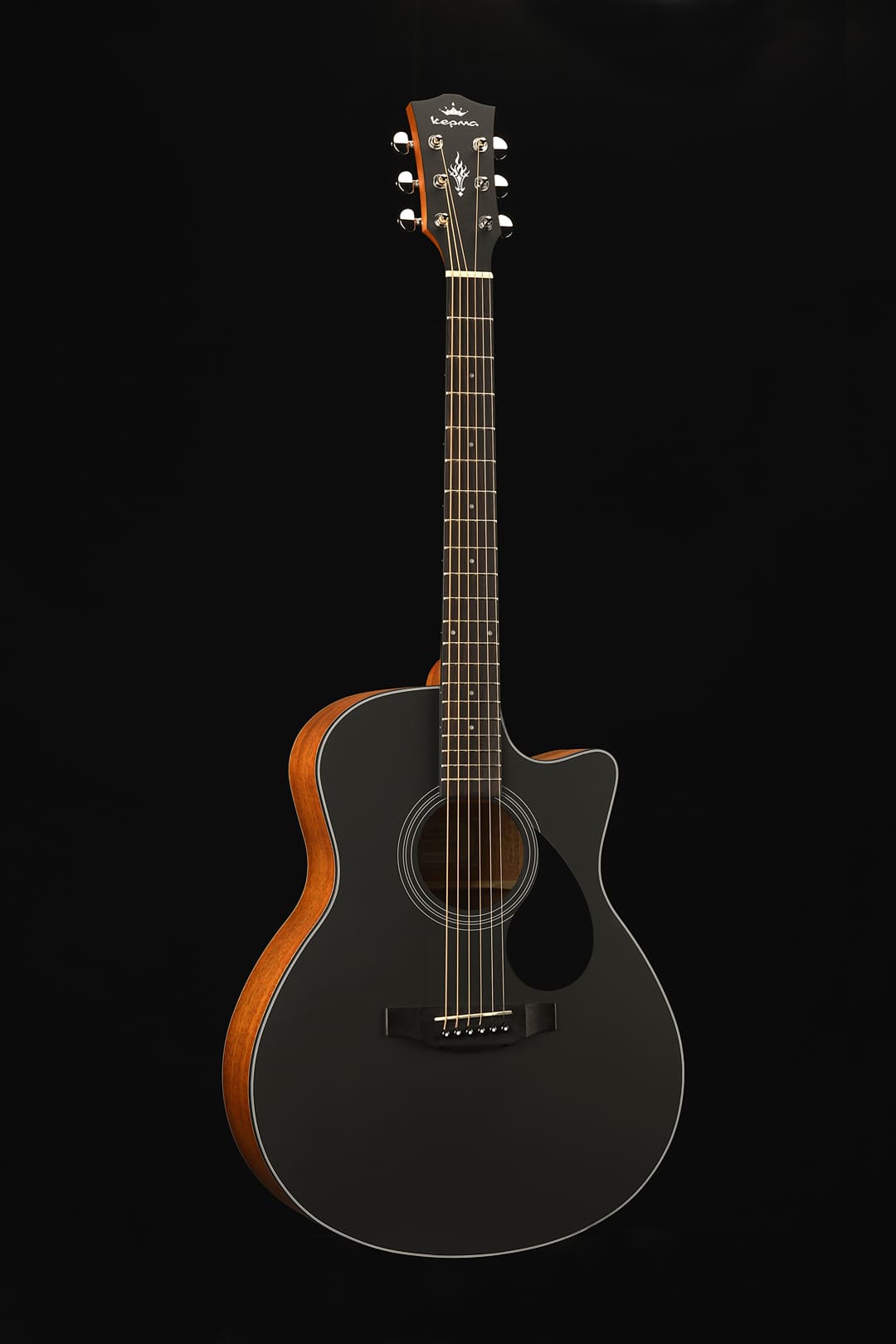 Электроакустическая гитара Kepma EACE-K1-BKM - 8