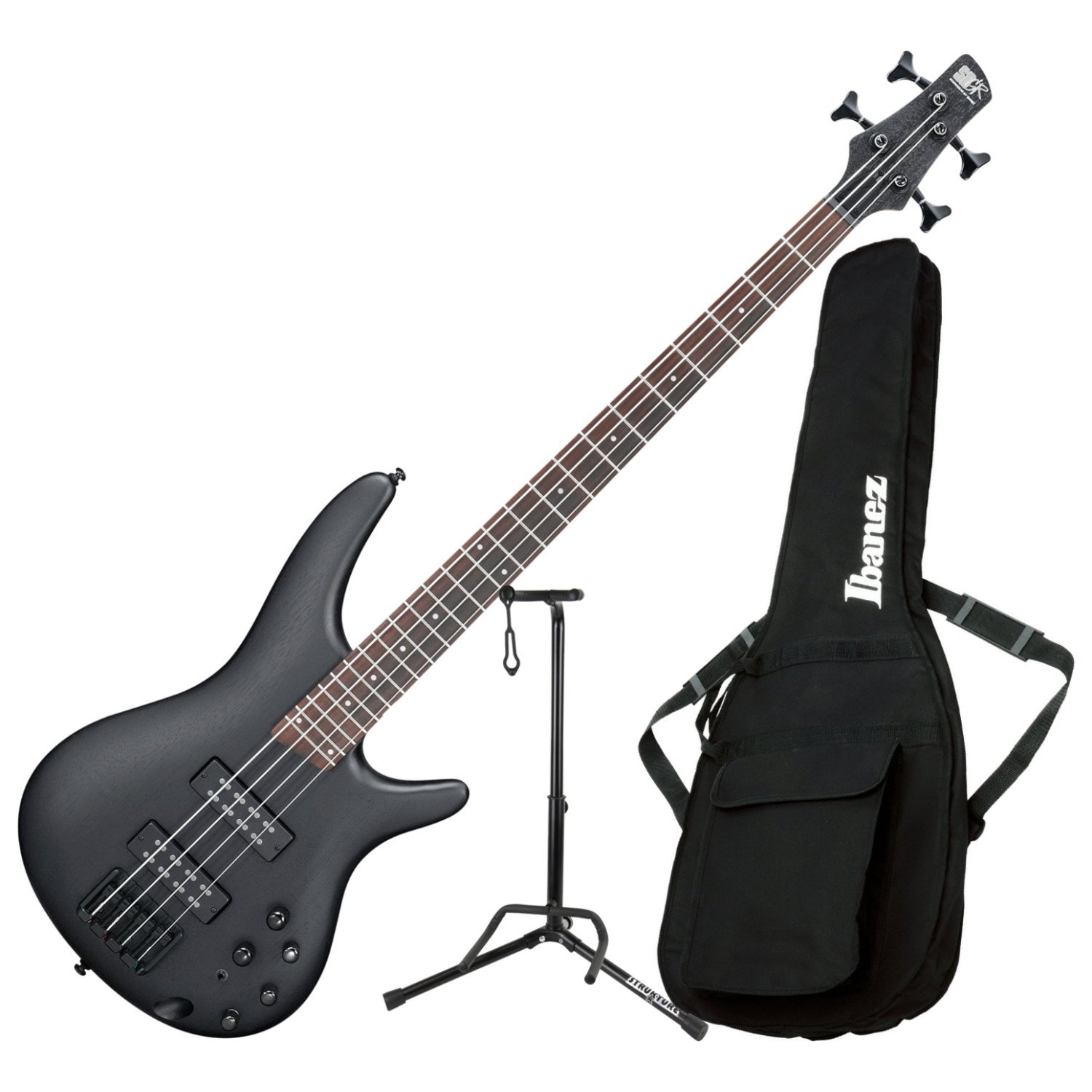 Бас-гитара Ibanez SR300EBL-WK, Черный - 12