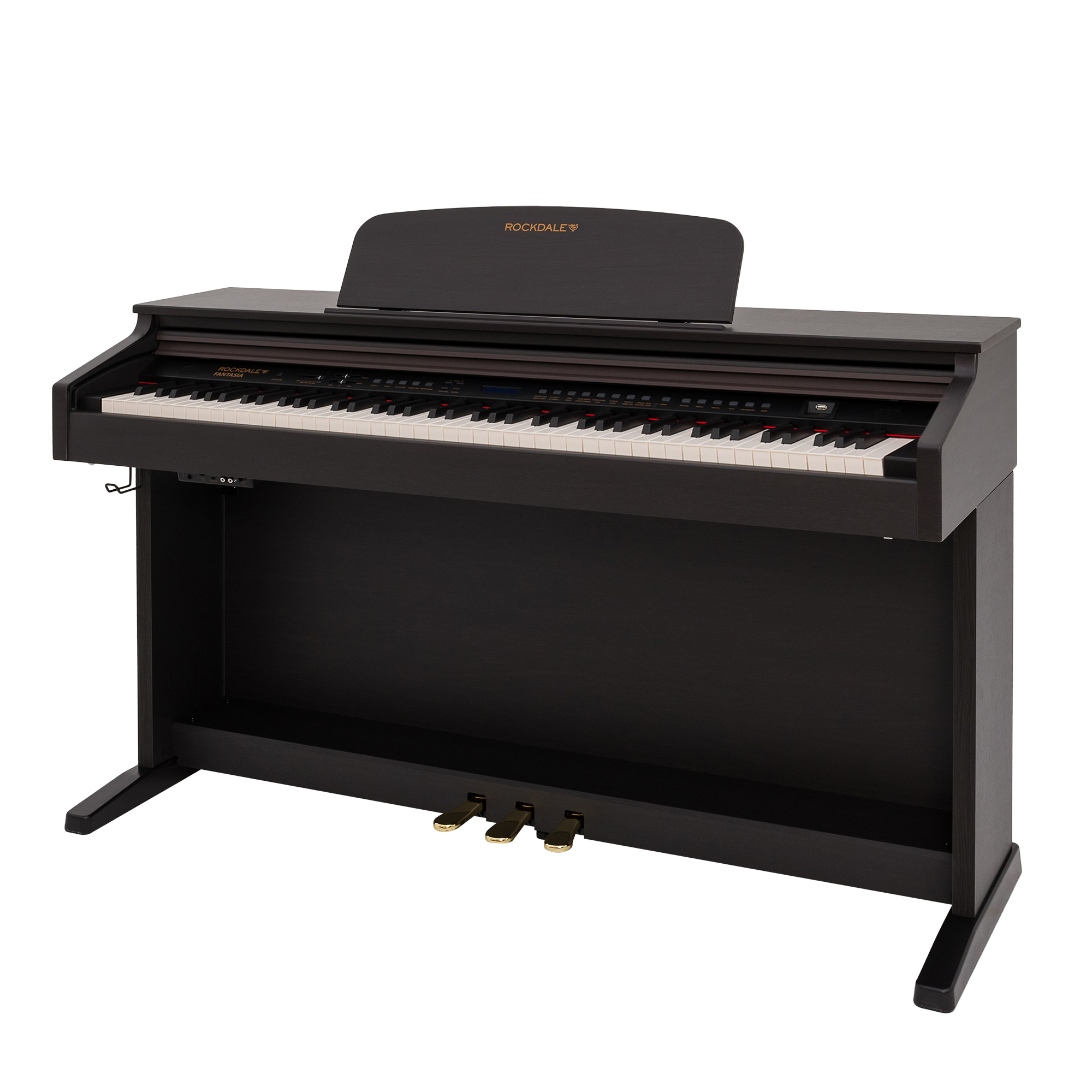 Цифровое пианино Rockdale Fantasia 128 Graded Rosewood, Палисандр - 18