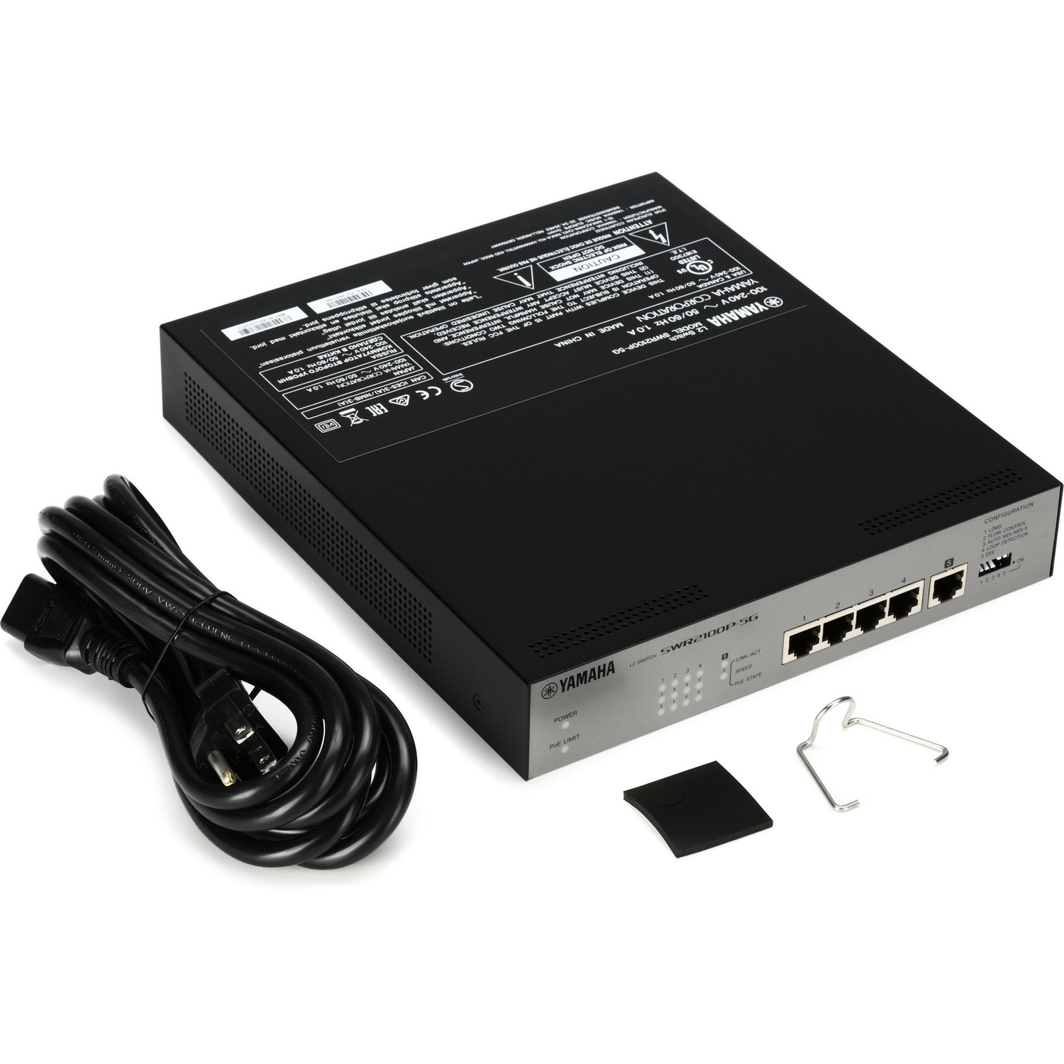 Сетевой коммутатор 4 порта Yamaha SWR2100P-5G - 13