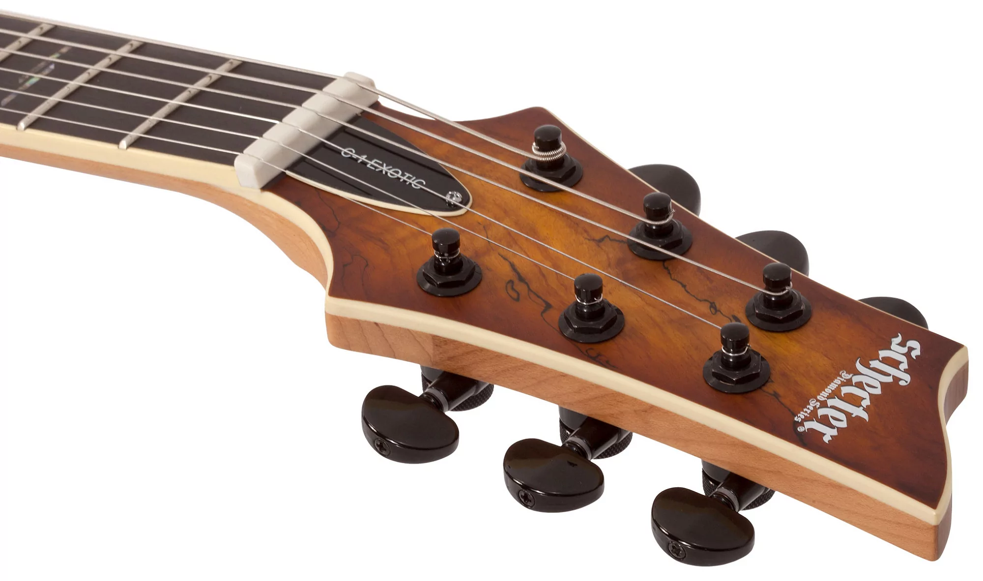 Электрогитара Schecter C-1 EXOTIC SPALTED MAPLE Satin Navy Blue - 23