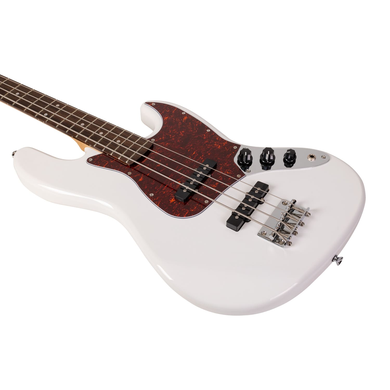 Бас-гитара Rockdale Classic JB Bass White - 17