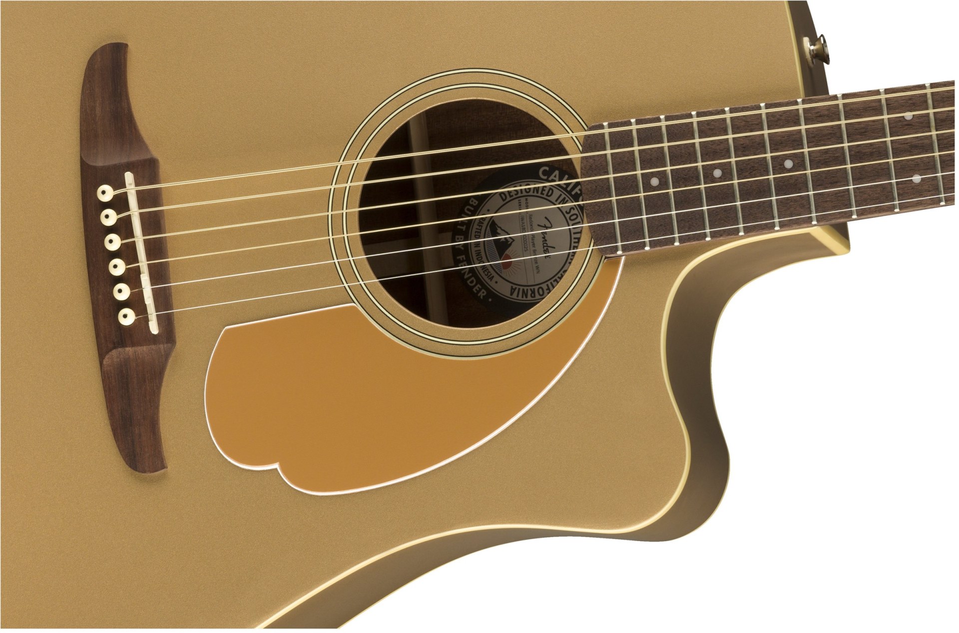 Акустическая гитара Fender Redondo Player Bronze Satin, Бронзовый - 11