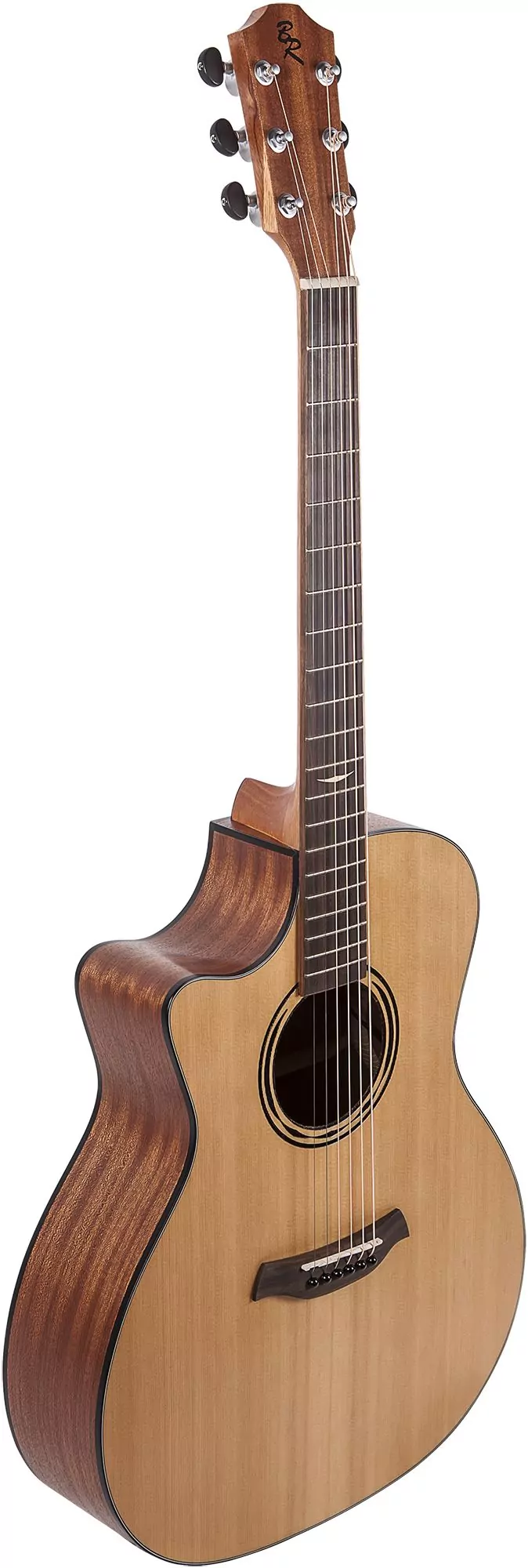 Леворукая электроакустическая гитара Baton Rouge AR11C/ACE-L - 9