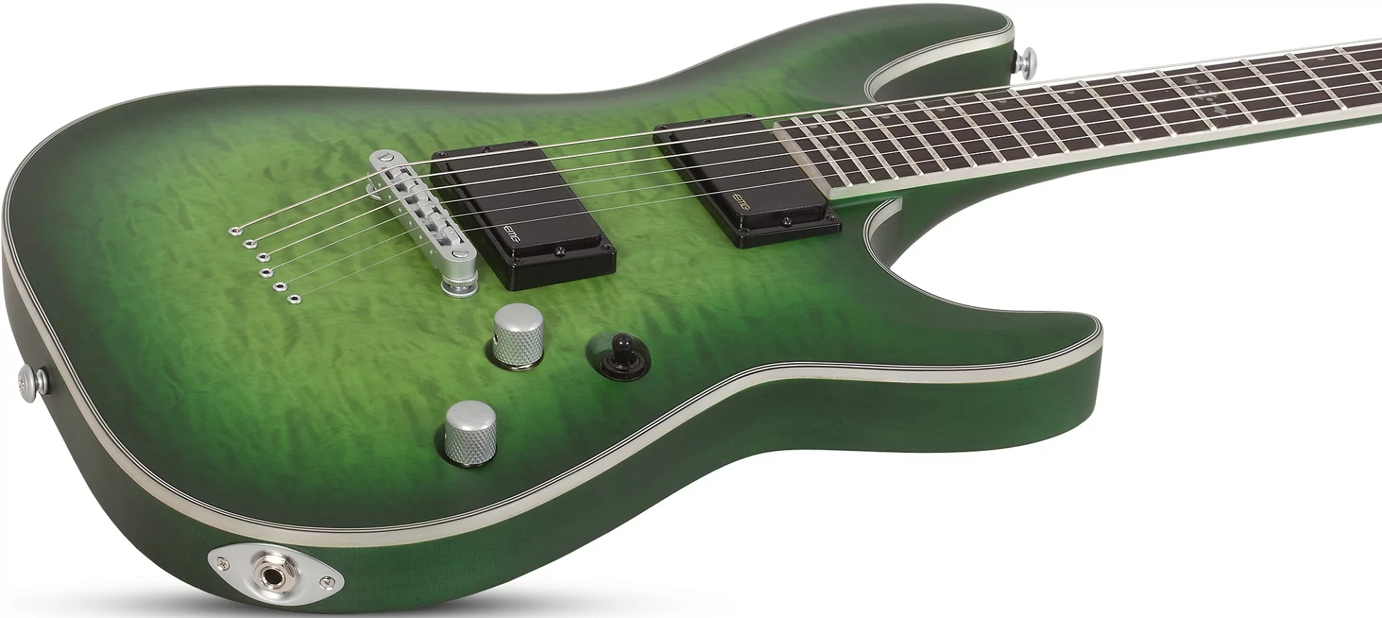 Электрогитара Schecter C-1 PLATINUM Satin Green Burst - 26