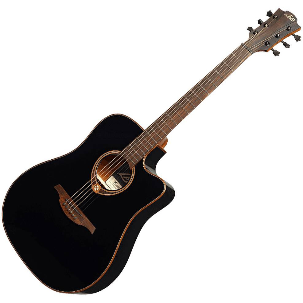 Электроакустическая гитара LAG T-118D CE-BLK - 10
