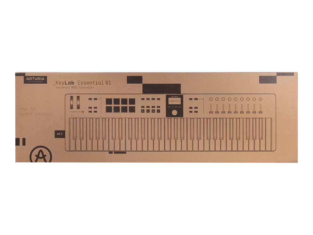MIDI-клавиатура Arturia KeyLab Essential 61 mk3 Black - 33