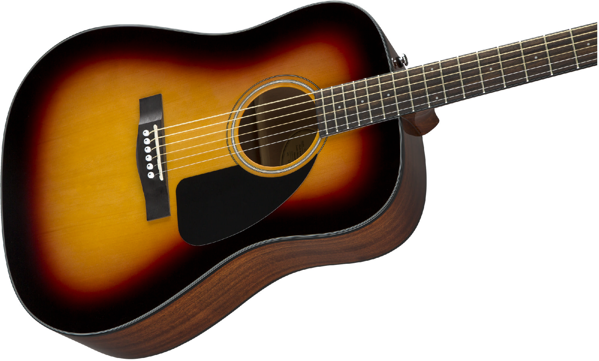 Акустическая гитара Fender Cd-60 Sunburst - 13