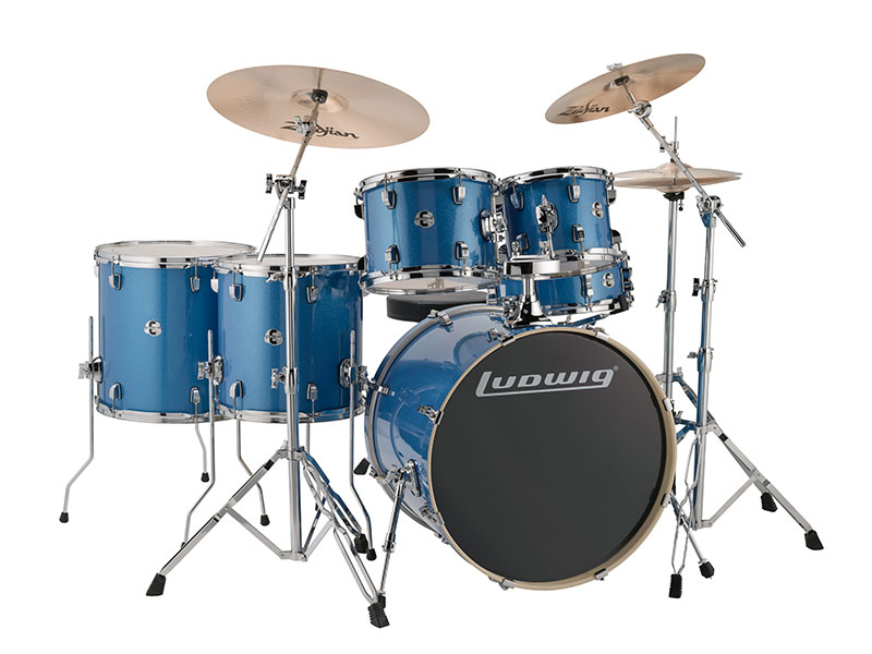 Барабанная установка Ludwig LCEE622023EXP Element Evolution, синяя - 4