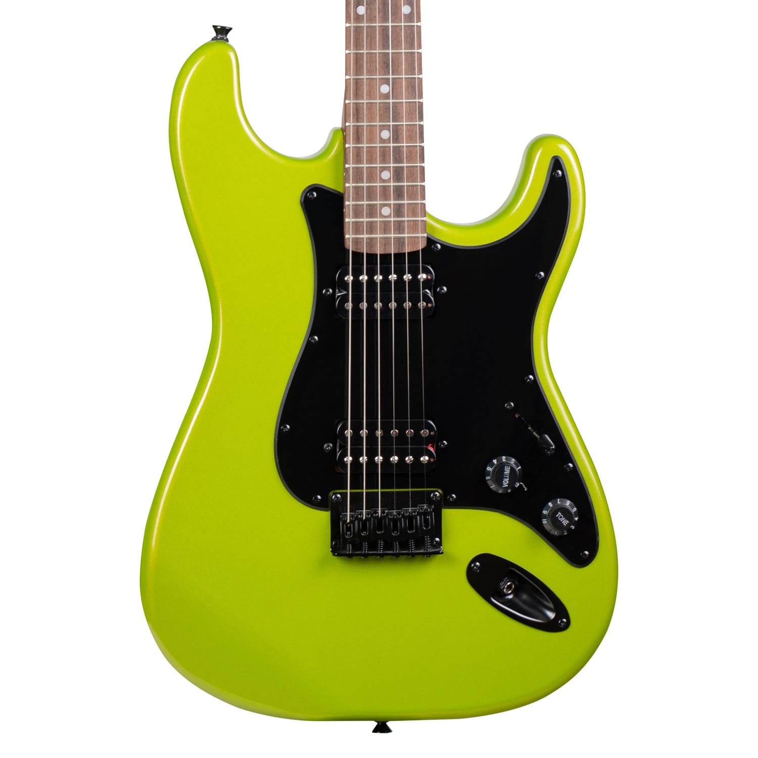 Электрогитара Rockdale Stars Plus HT HH Lime Green Metallic, Зелёный - 15
