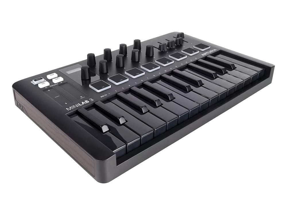 MIDI-клавиатура Arturia MiniLab 3 Deep Black - 17