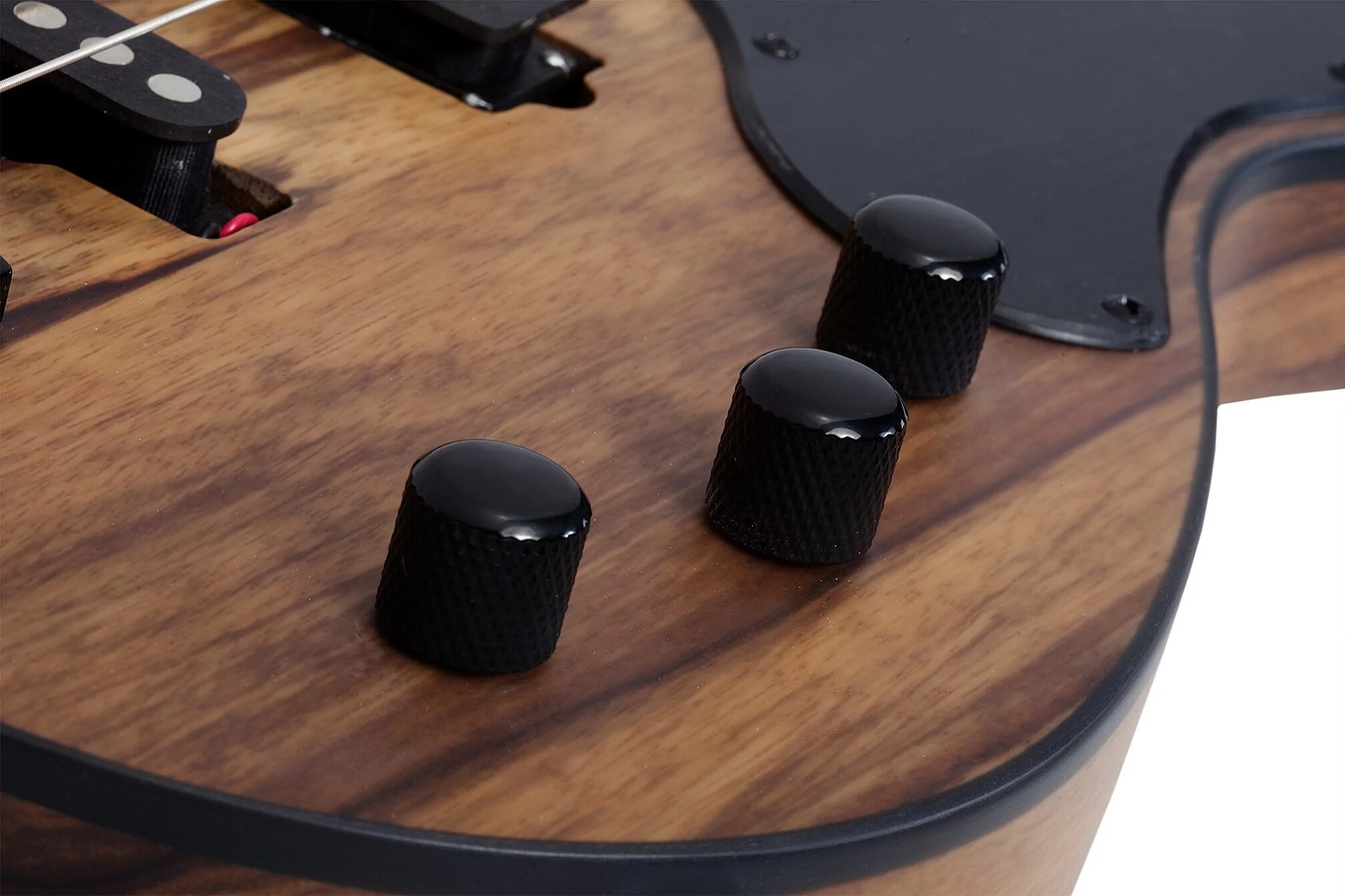 Бас-гитара Schecter MODEL-T 4 EXOTIC BLACK LIMBA Blue - 9