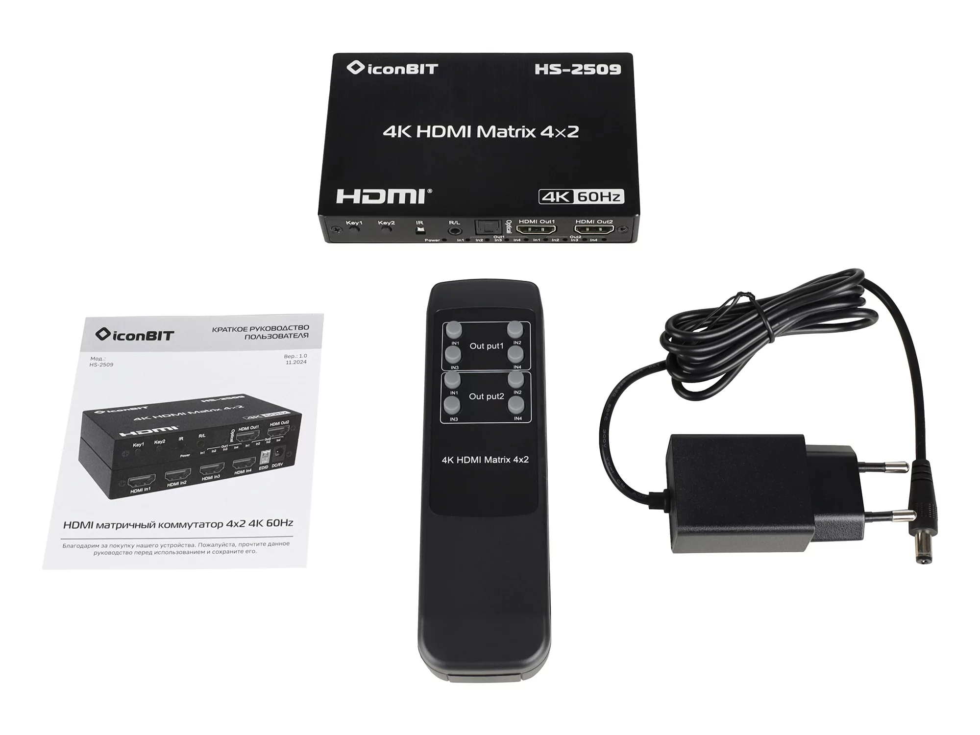 Матричный коммутатор HDMI iconBIT HS-2509 - 31