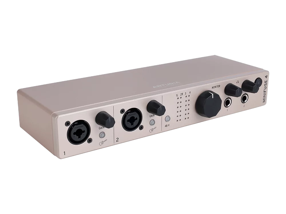 Внешняя звуковая карта Arturia MiniFuse 4 Champagne - 19