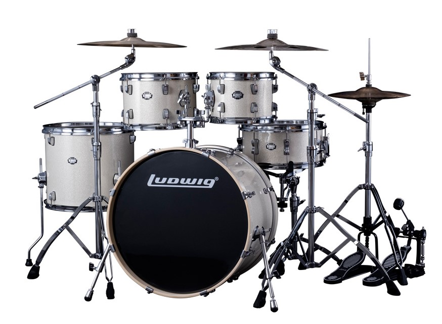 Барабанная установка Ludwig LEE52201 Element, белая, 2 коробки - 4