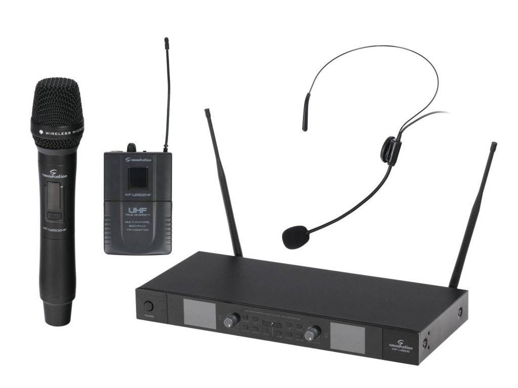 Беспроводная микрофонная система Soundsation WF-U2602HP, ручной и головной микрофон - 5