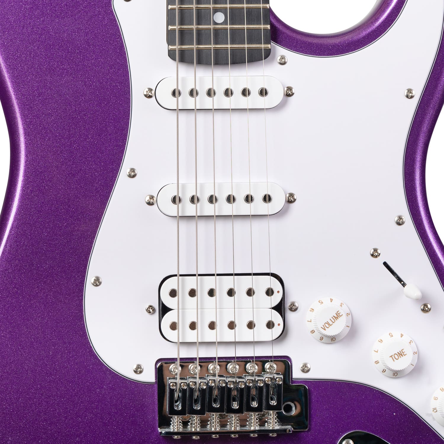 Электрогитара Rockdale Stars HSS Violet Metallic, Фиолетовый - 17