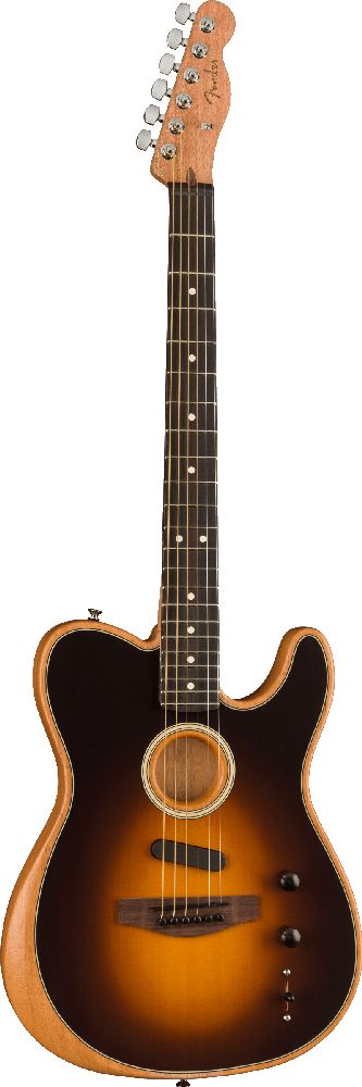 Акустическая гитара Fender Acoustasonic Player Telecaster Shadow Burst, Санберст - 10