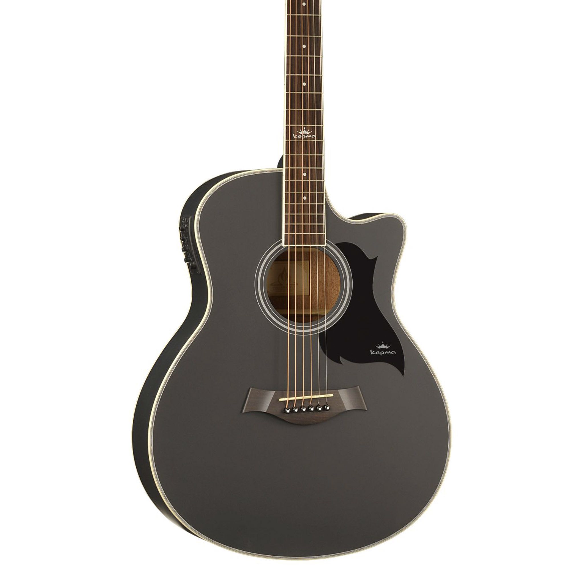 Электроакустическая гитара Kepma A1CEPRO-K1-BKM - 8
