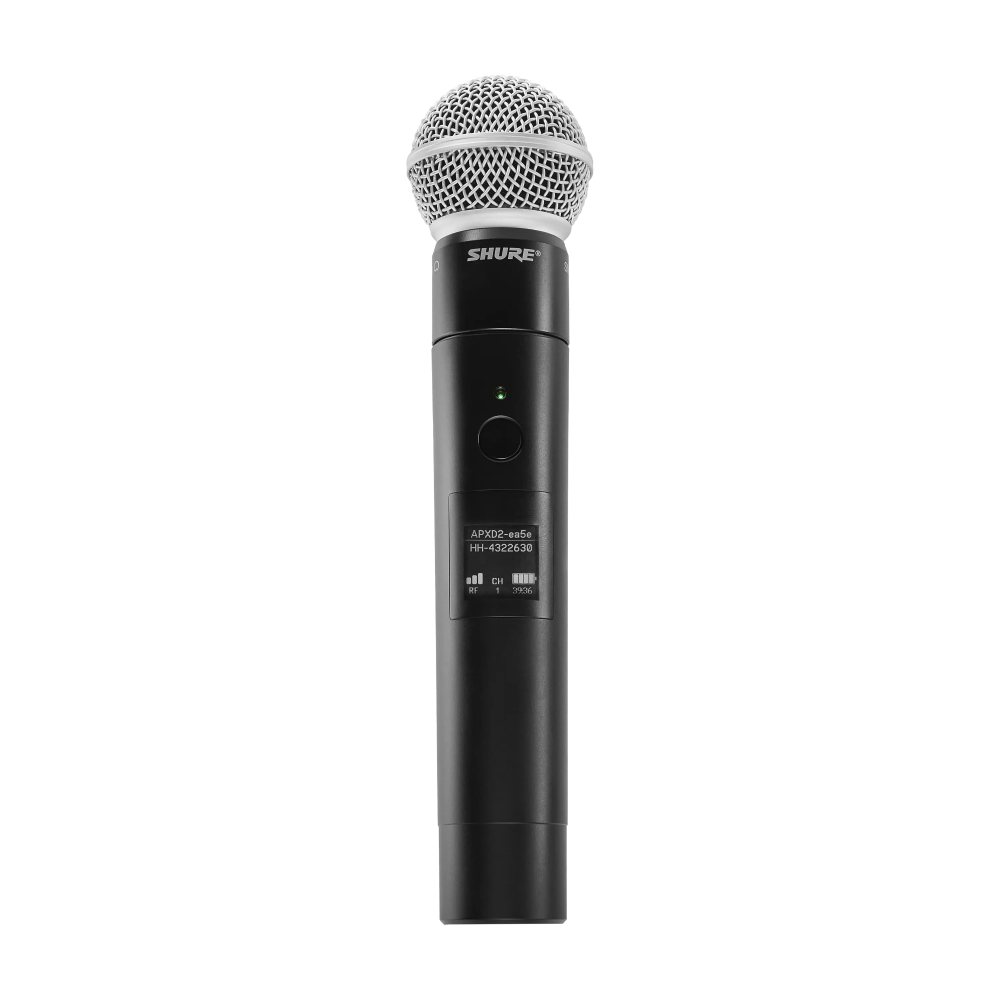 Ручной передатчик с микрофоном SHURE MXW2X/SM58 Z11 - 2