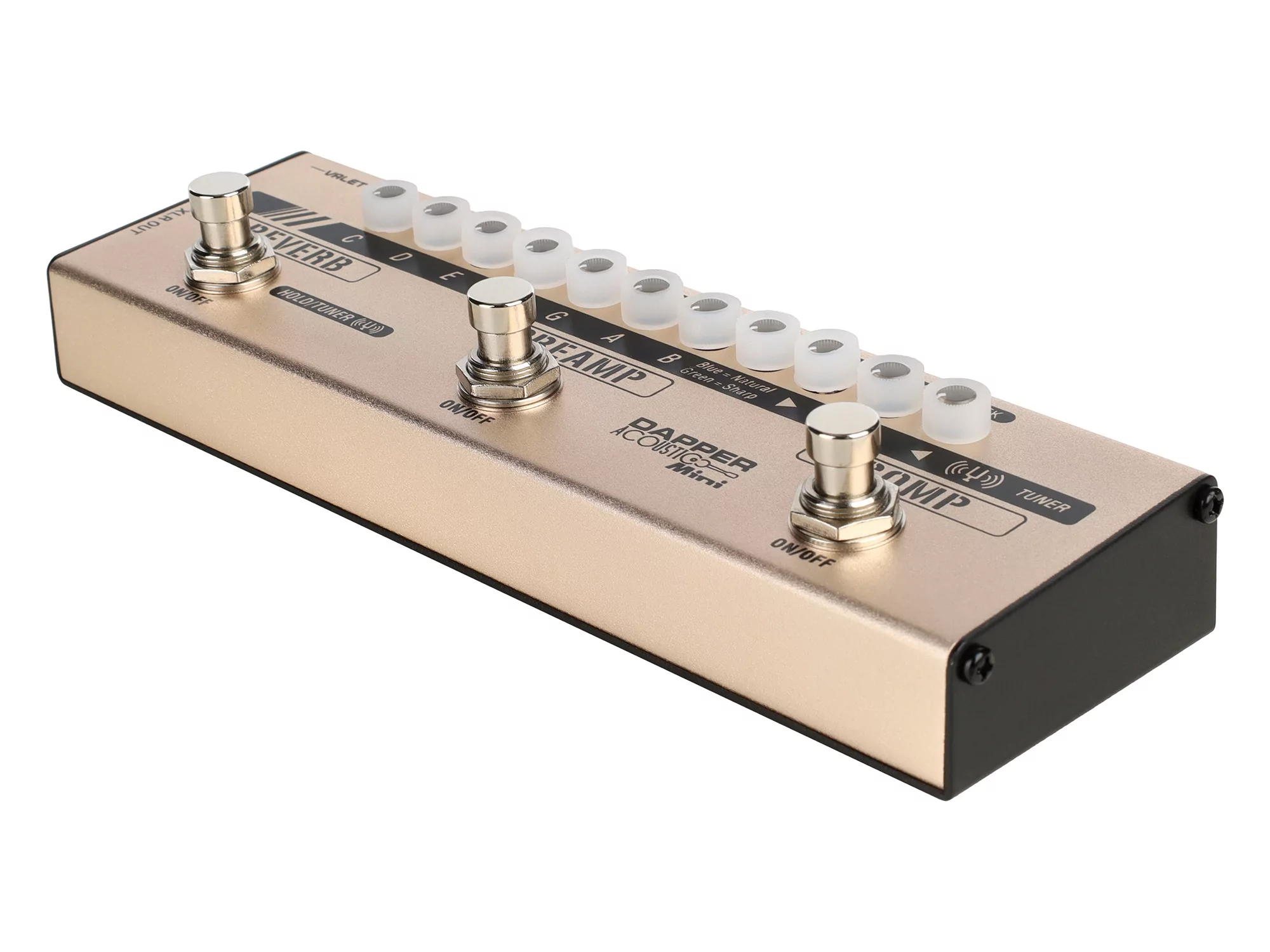 Педаль эффектов для акустической гитары Valeton MES-4 Dapper Acoustic Mini - 23