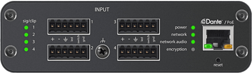 4-канальный сетевой аудио интерфейс SHURE ANI4IN-BLOCK - 2