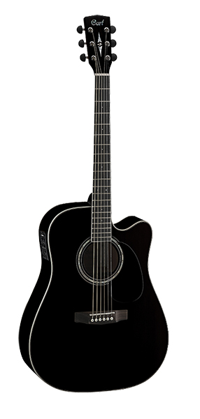 Электроакустическая гитара Cort MR710F-BLK - 2
