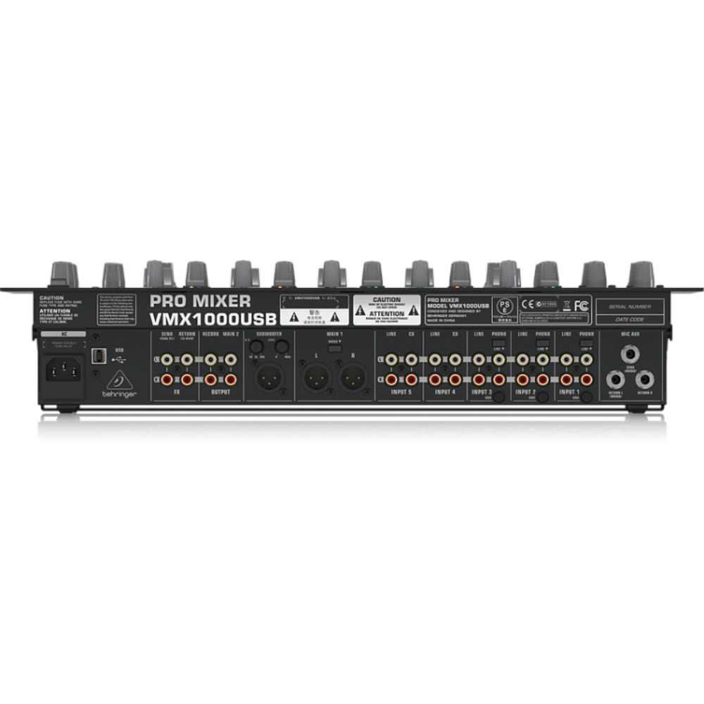 DJ-микшер Behringer VMX1000USB - 7