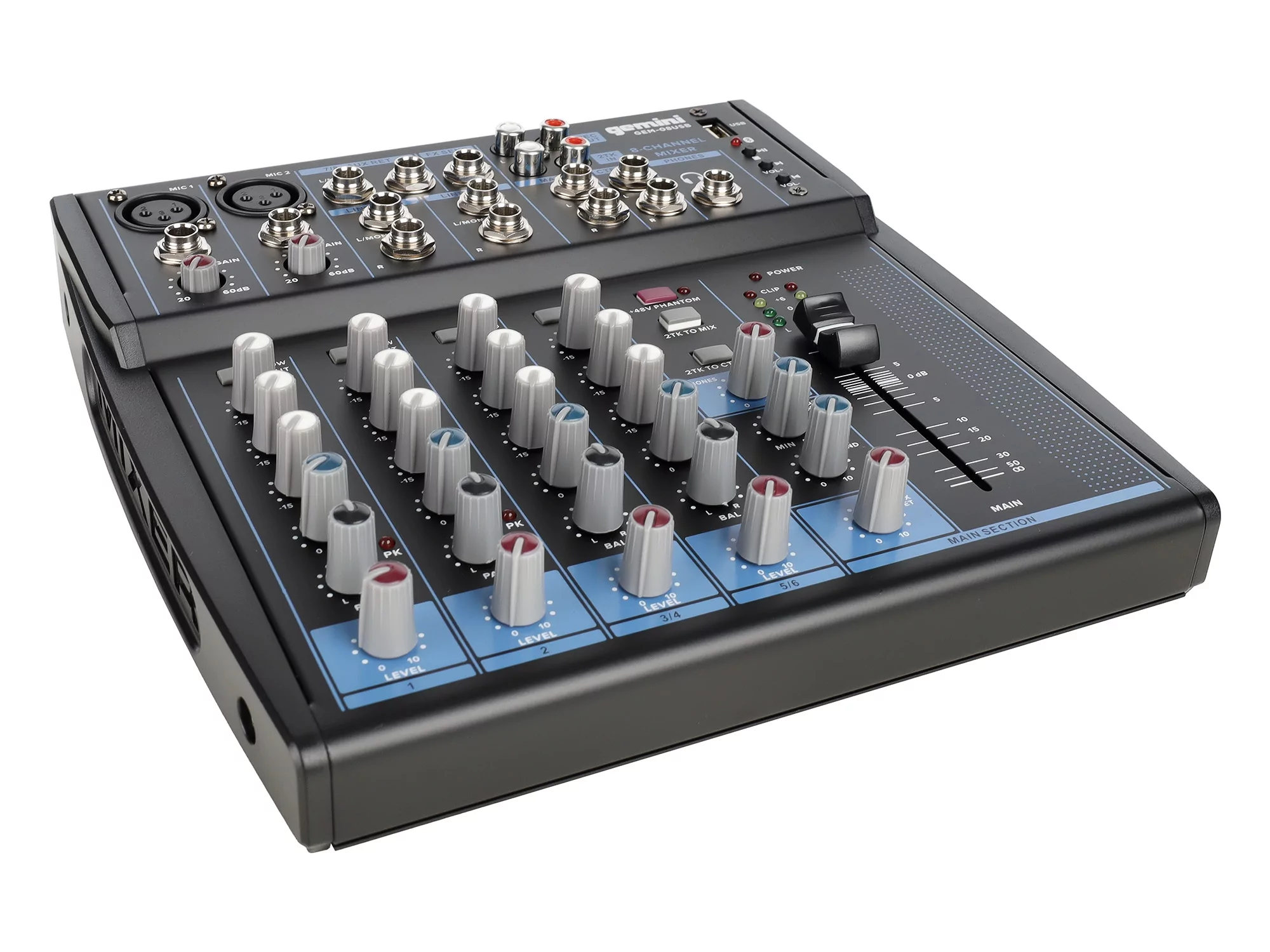 Аналоговый микшер Gemini GEM-08USB - 15