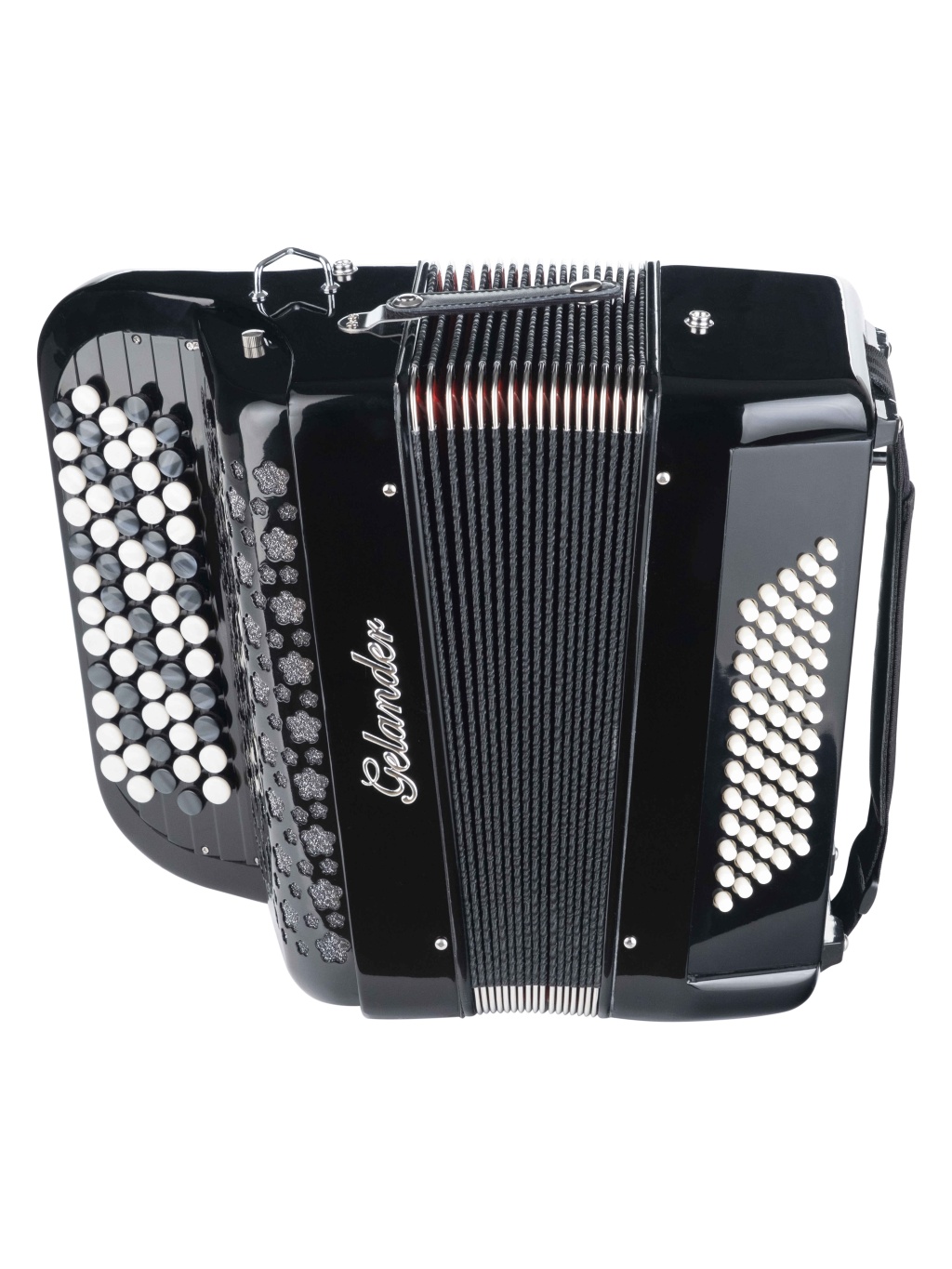 Кнопочный аккордеон Gelander GH5060-BLACK 62/60 - 2