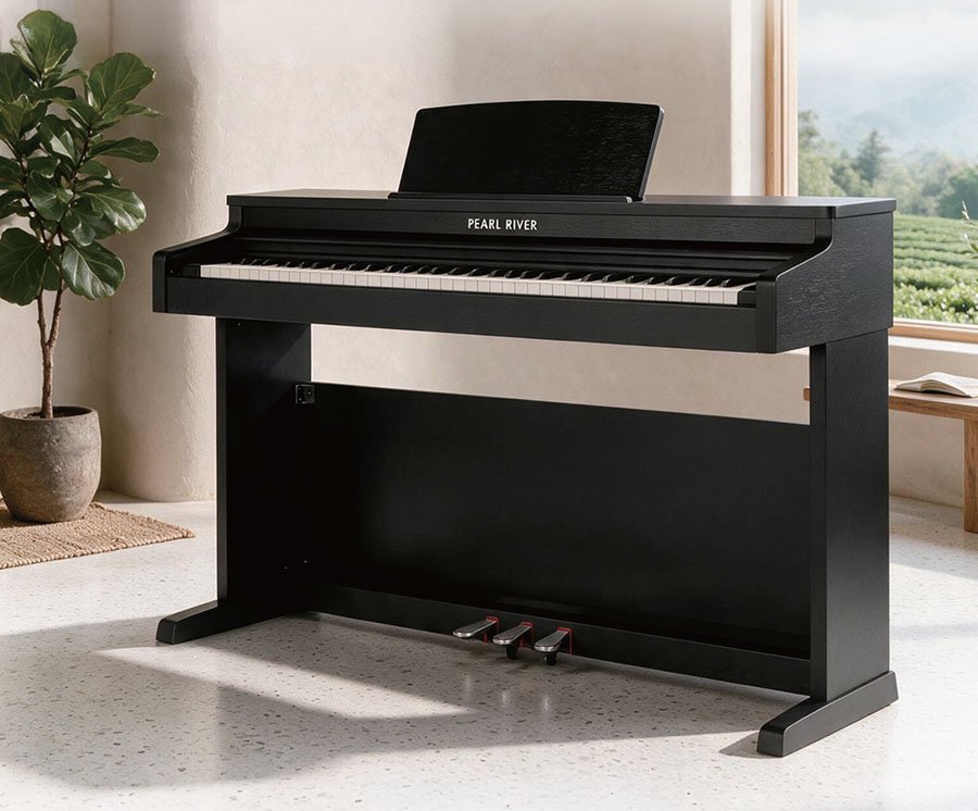 Цифровое пианино Pearl River F12 Pro Black с банкеткой - 2