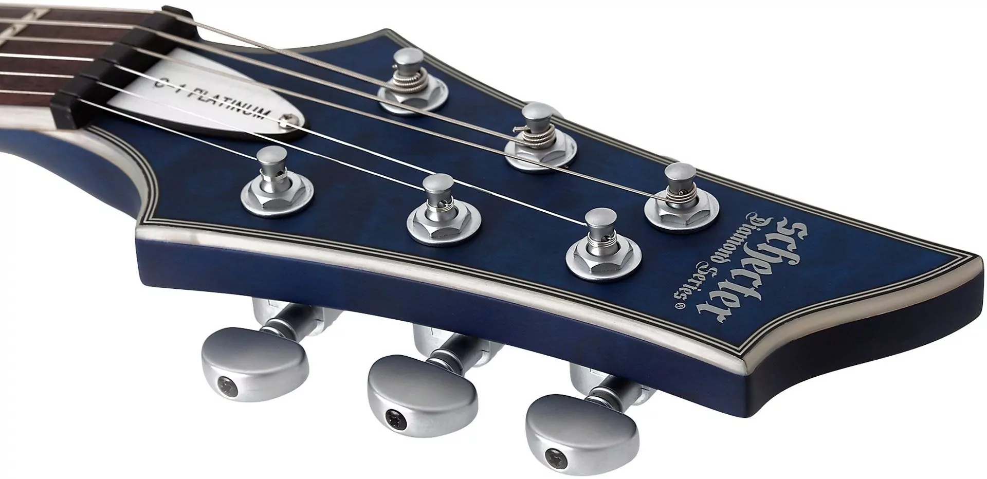 Электрогитара Schecter C-1 PLATINUM See Thru Metallic Blue - 11