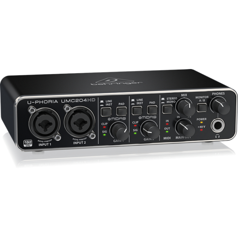 Аудиоинтерфейс Behringer UMC204HD - 5