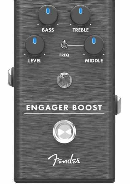 Педаль эффектов Fender Engager Boost Pedal, Черный - 2