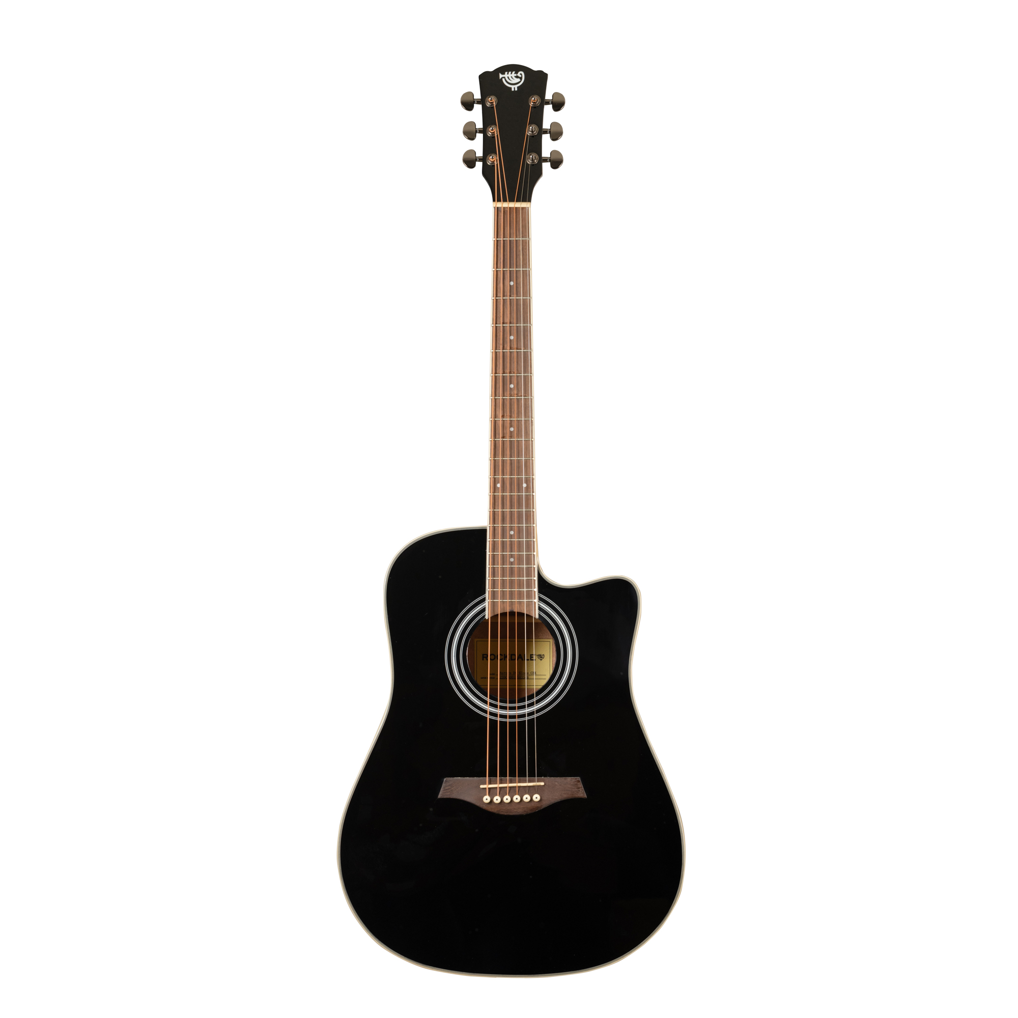 Акустическая гитара Rockdale Aurora D6 C Bk Gloss - 12