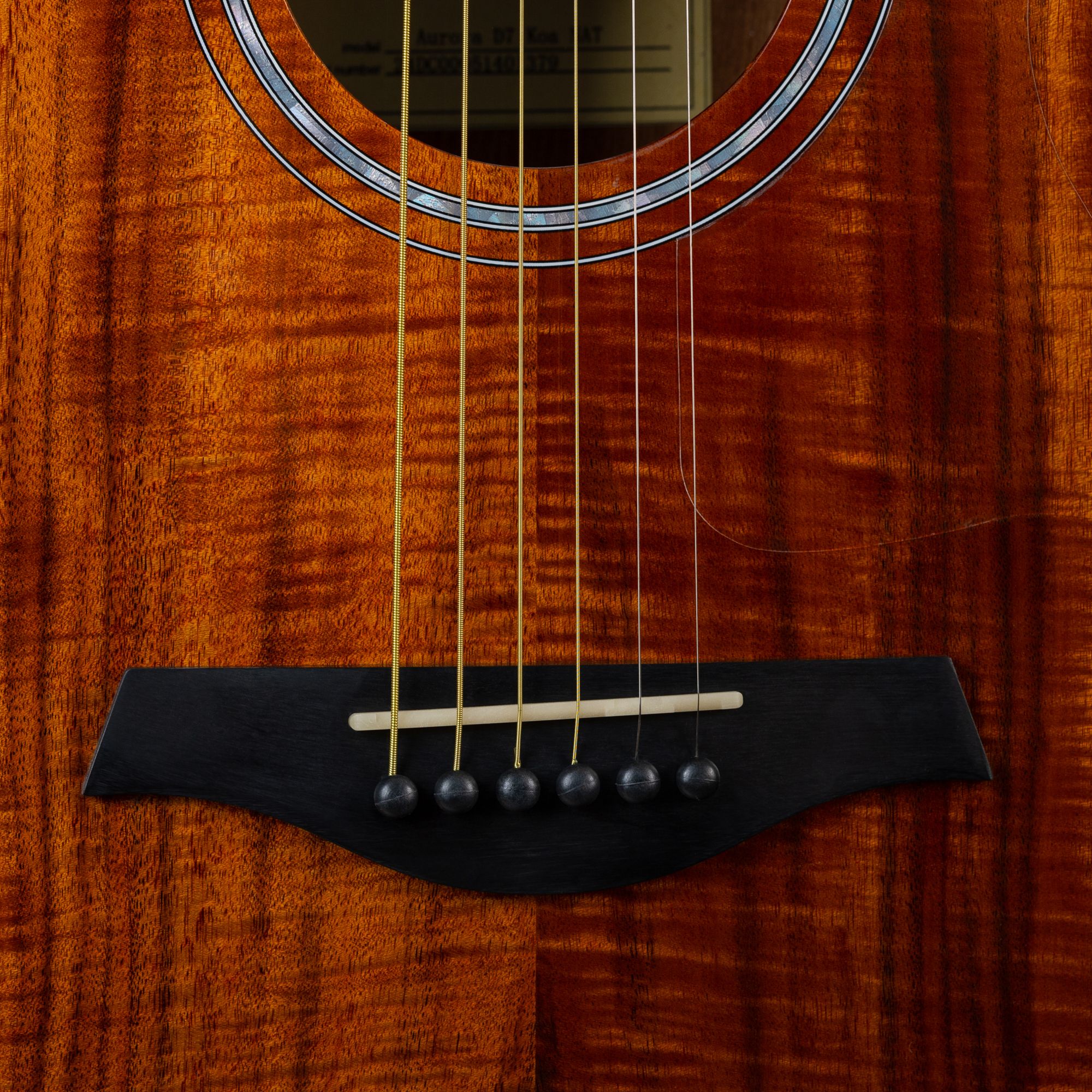 Акустическая гитара Rockdale Aurora D7 Koa Nat, Koa Nat - 15