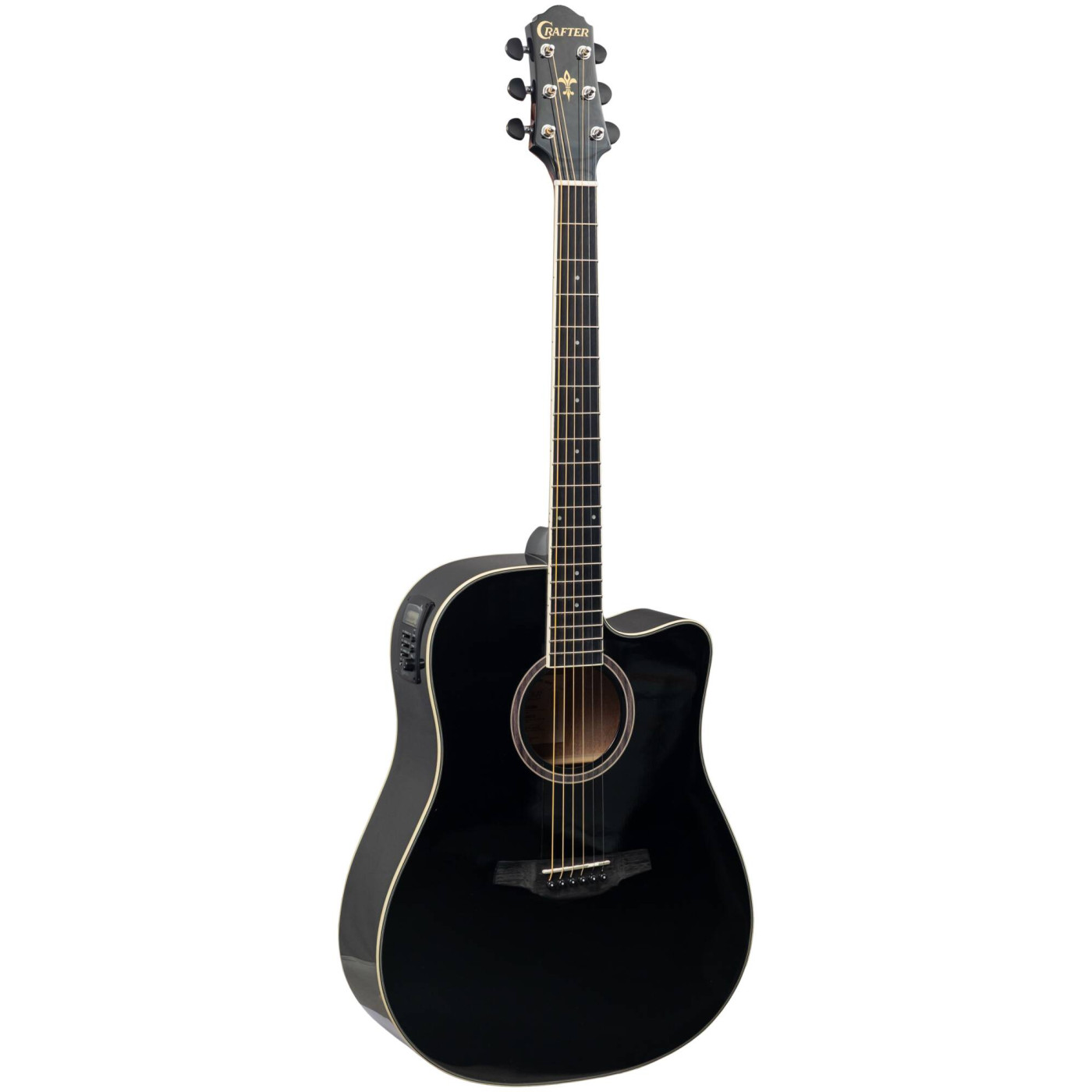 Электроакустическая гитара Crafter HD-250CE/BK - 9