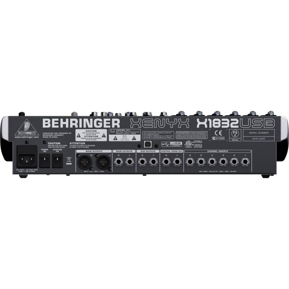 Аналоговый микшер Behringer QX1832USB - 7