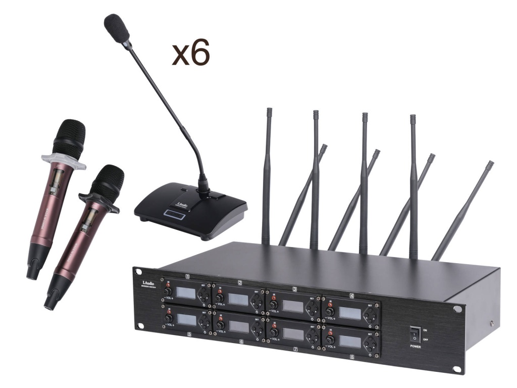 Конференц-система LAudio 8000C-6D2H - 2