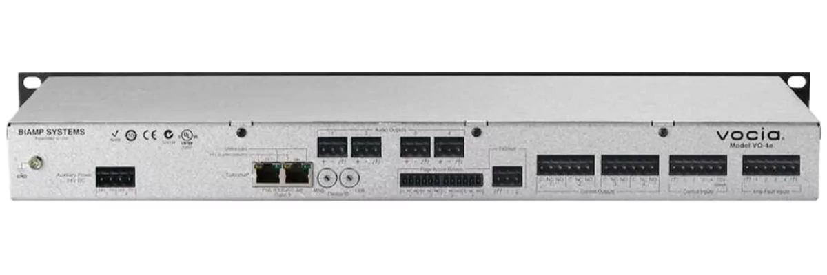 Аудиопроцессор Biamp Vocia VO-4E - 5
