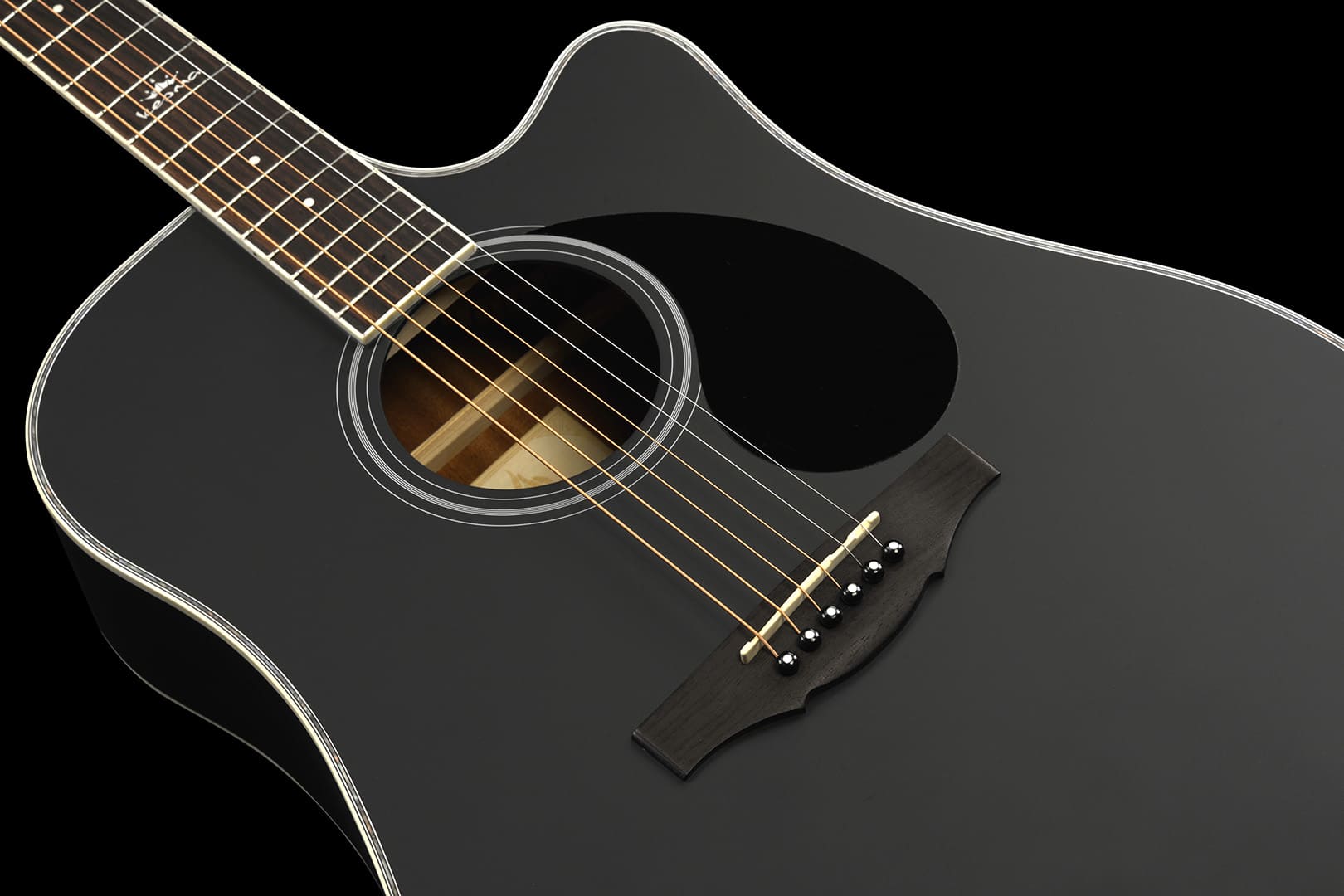 Акустическая гитара Kepma D1CPRO-BKM - 13