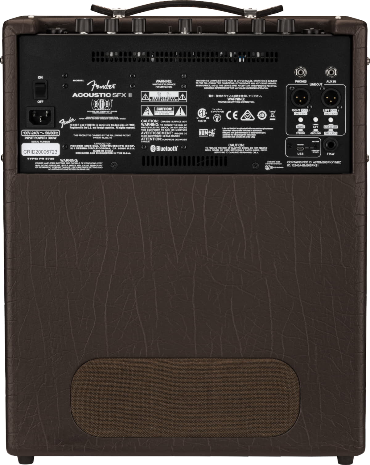 Комбоусилитель Fender ACOUSTIC SFX II, Черный - 8