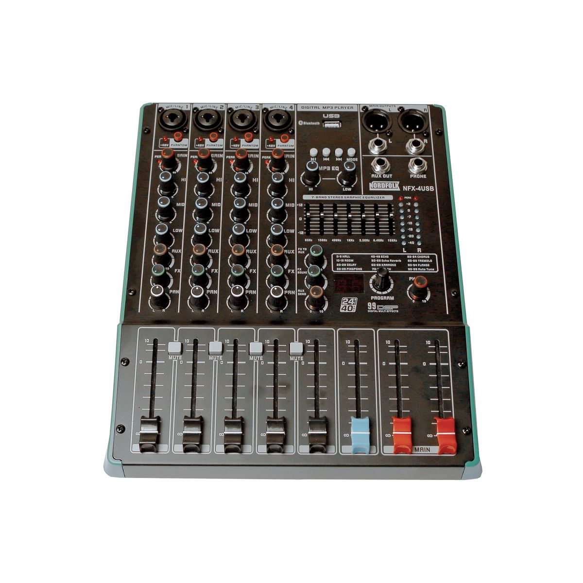Микшерный пульт Nordfolk NFX-4USB - 5