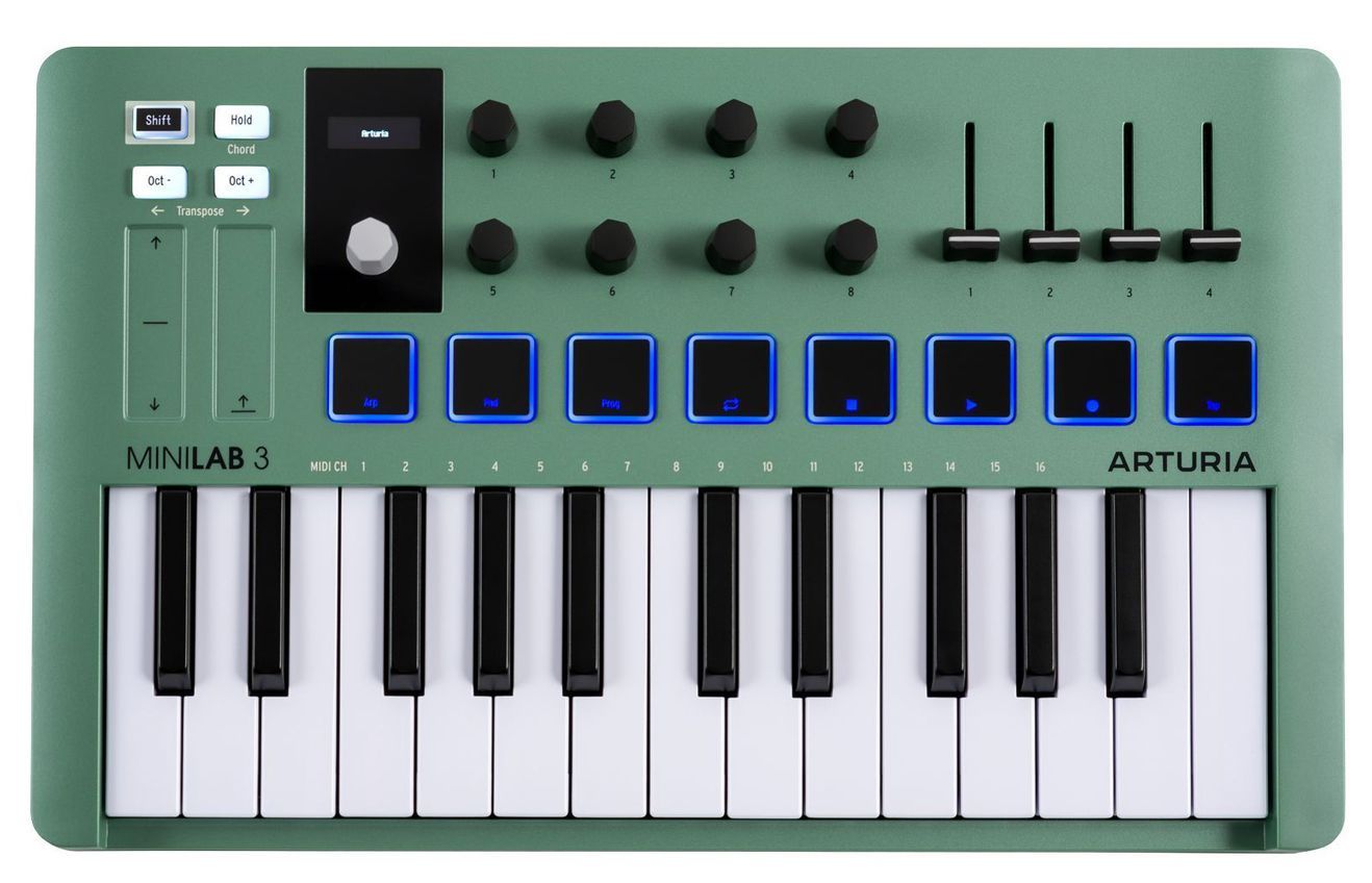 MIDI-клавиатура Arturia MiniLAB 3 Mint Edition - 9