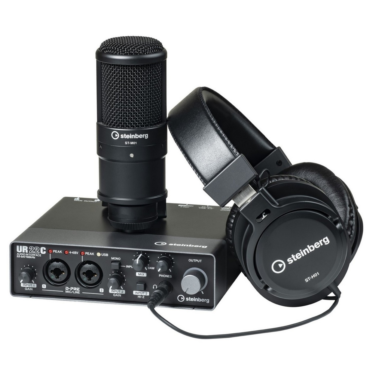 Комплект для звукозаписи Steinberg UR22C Recording Pack - 13
